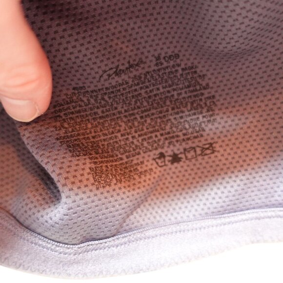 LN Playtex Full Figure 18 Hour Sleek & Smooth Wireless Bra Sz 38DDD Private Jet - Picture 4 of 10